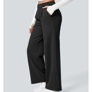 Halara Flex™ DayStretch High Waisted Pocket Straight Leg Work Pants.